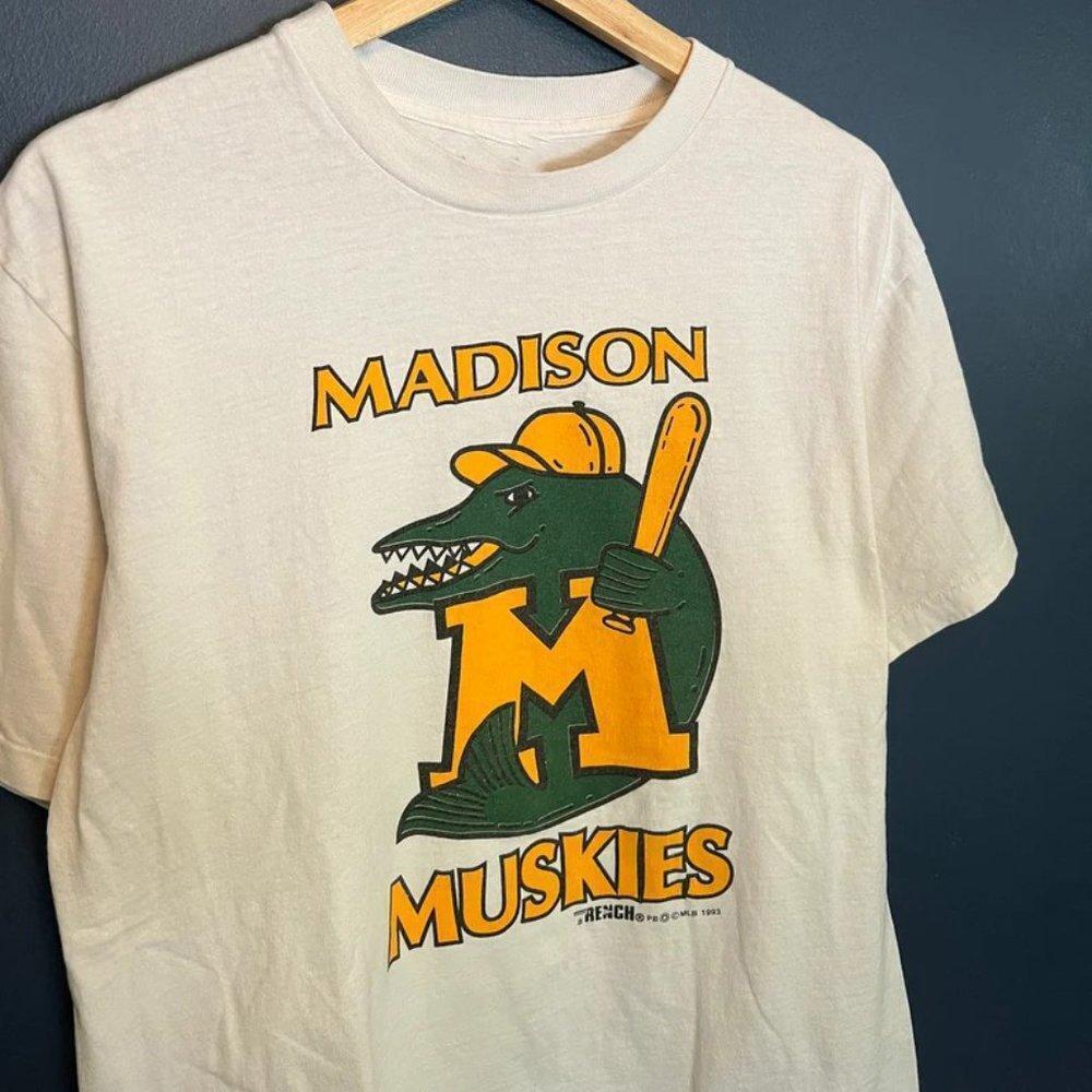 90S Madison Muskies Baseball T Usa Shirt Unisex Tee